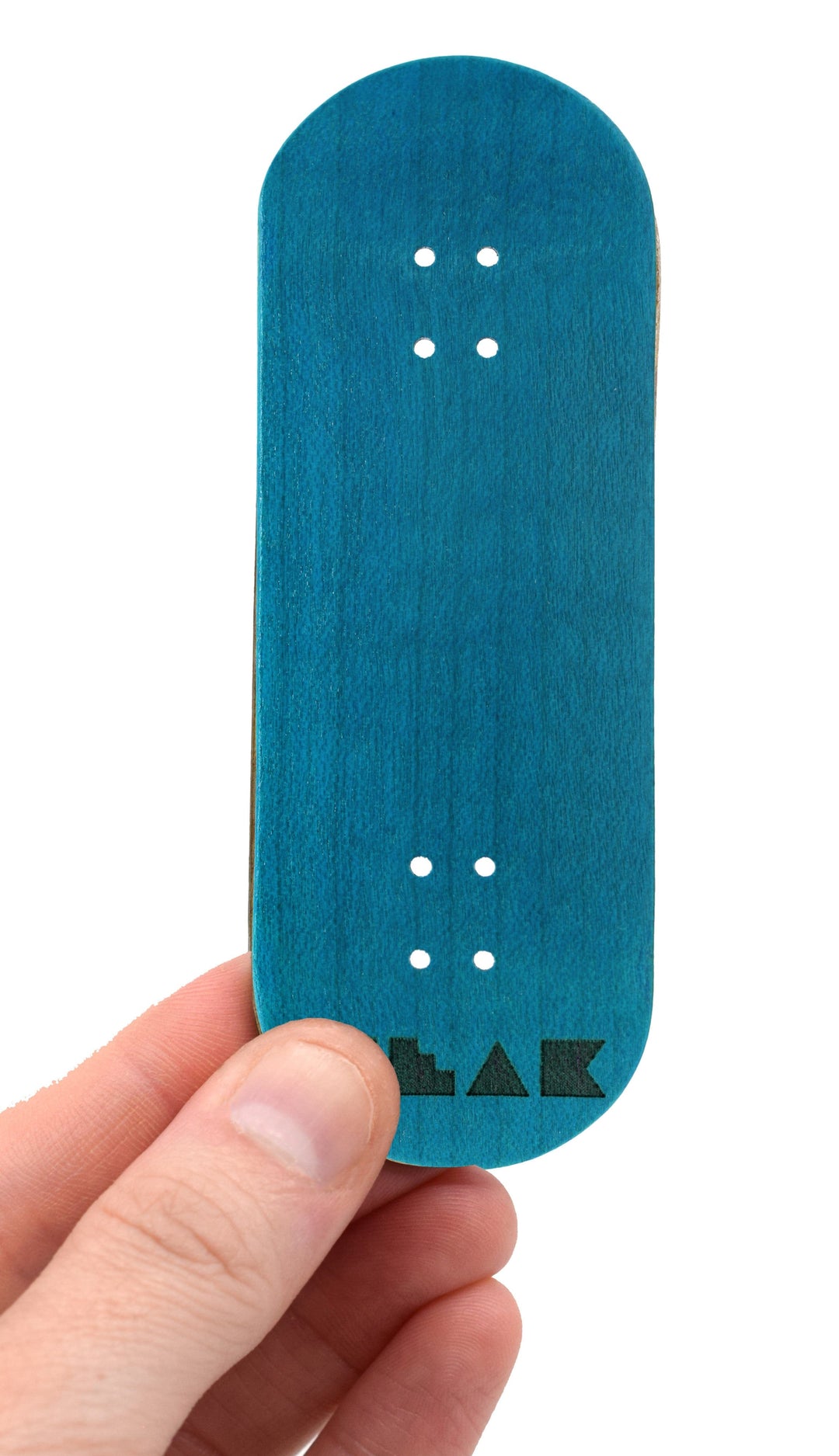 Teak Tuning PROlific Wooden 5 Ply Fingerboard Deck 35x95mm - Teak Teal - with Color Matching Mid Ply