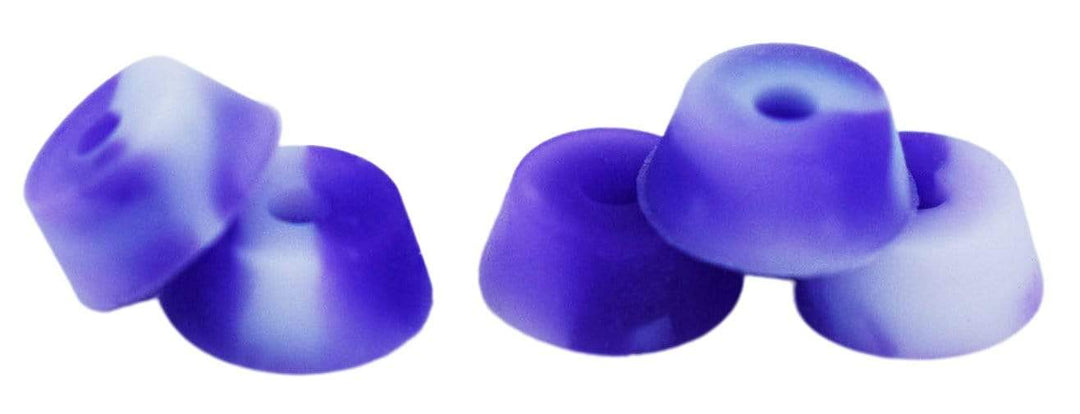 Teak Tuning Bubble Bushings Pro Duro Series - Multiple Durometers - Purple and White Swirl 61A