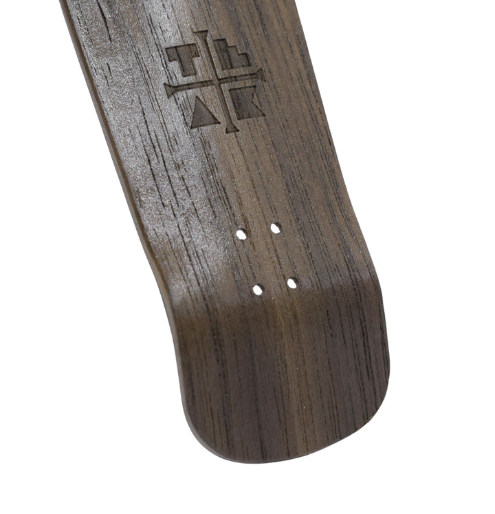 Teak Tuning Carlsbad Cruiser Wooden Fingerboard Deck, "The Swanson" - 34mm x 100mm