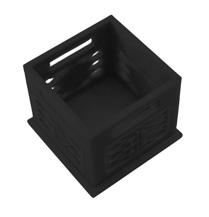 Teak Tuning Fingerboard Stacking Milk Crate - 1.4" x 1.6" - Black