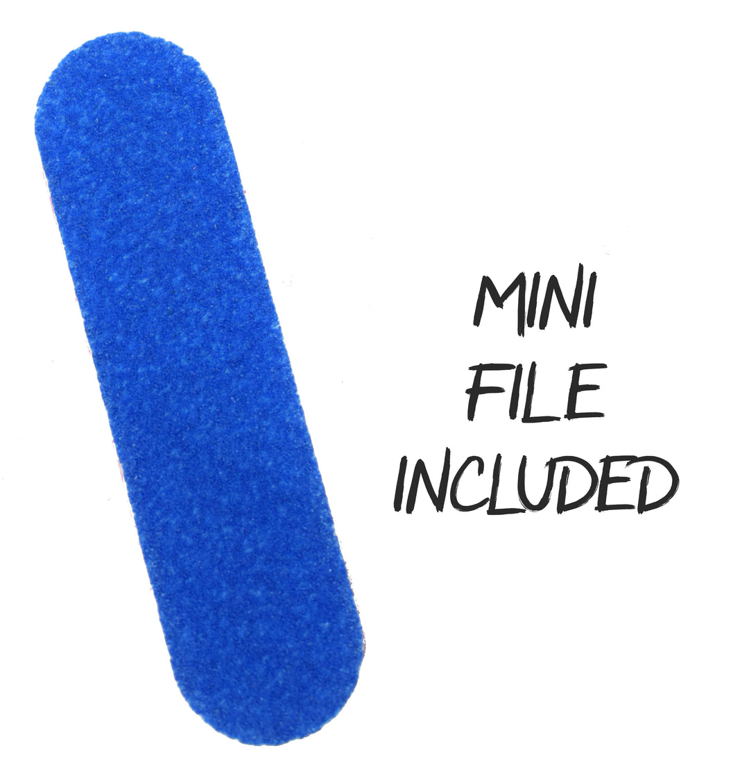 Teak Tuning Teak Swap Fingerboard Deck & ColorBlock Wrap - "Blue Sapphire" - 32mm x 97mm