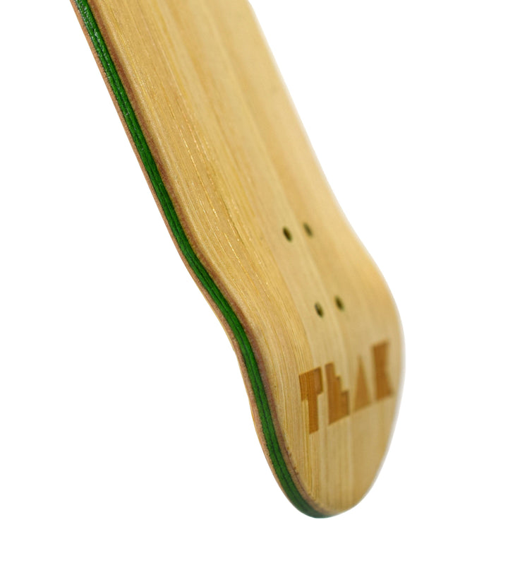 Teak Tuning PROlific Wooden 6 Ply Fingerboard Deck 34x95mm - Bamboo Samurai