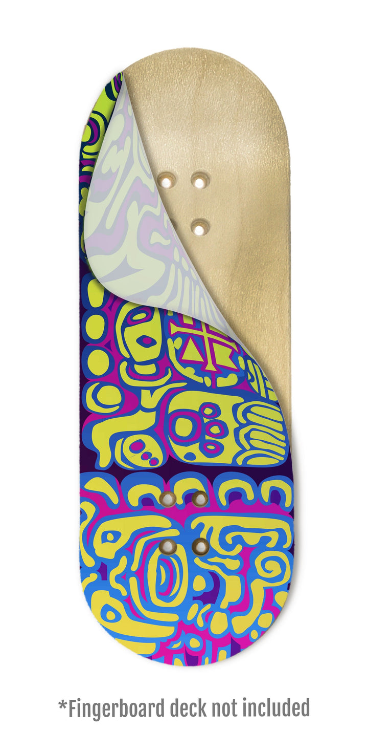 Teak Tuning "Pakal the Great" Artist Collaboration Deck Graphic Wrap - 35mm x 110mm