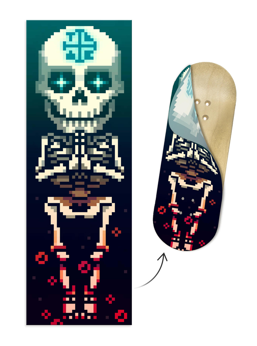 Teak Tuning "Ancient Light" Artist Collaboration Deck Graphic Wrap - 35mm x 110mm