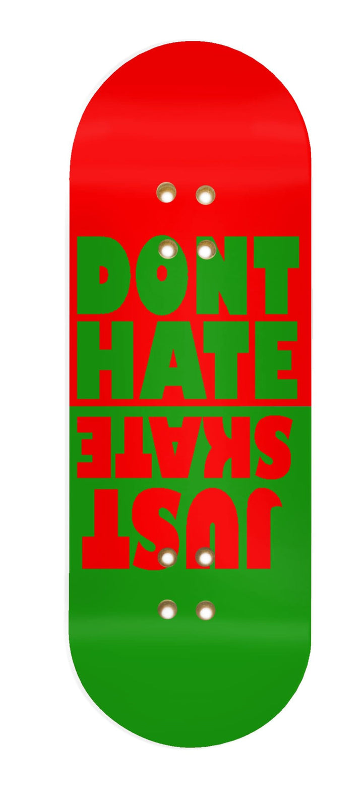 Teak Tuning Limited Edition "Don't Hate, Just Skate" Deck Graphic Christmas Wrap - 35mm x 110mm