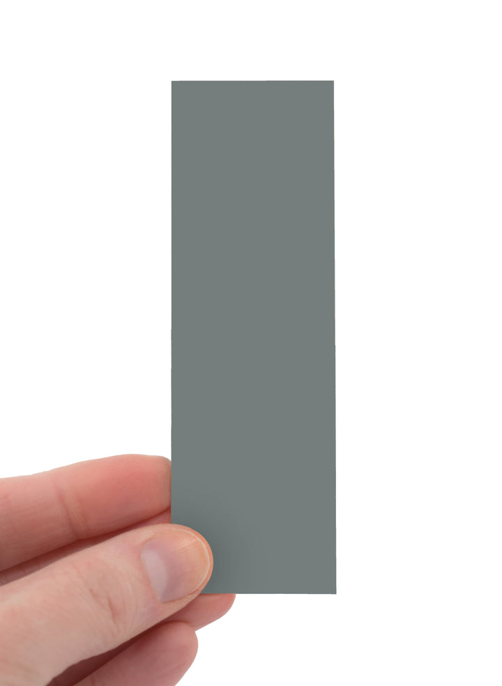 Teak Tuning "Armor Gray Colorway" ColorBlock Fingerboard Deck Wrap - 35mm x 110mm