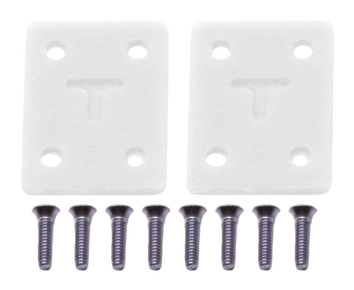 Teak Tuning Riser Pad Kit (Includes 8 Long Screws) - White Yeti