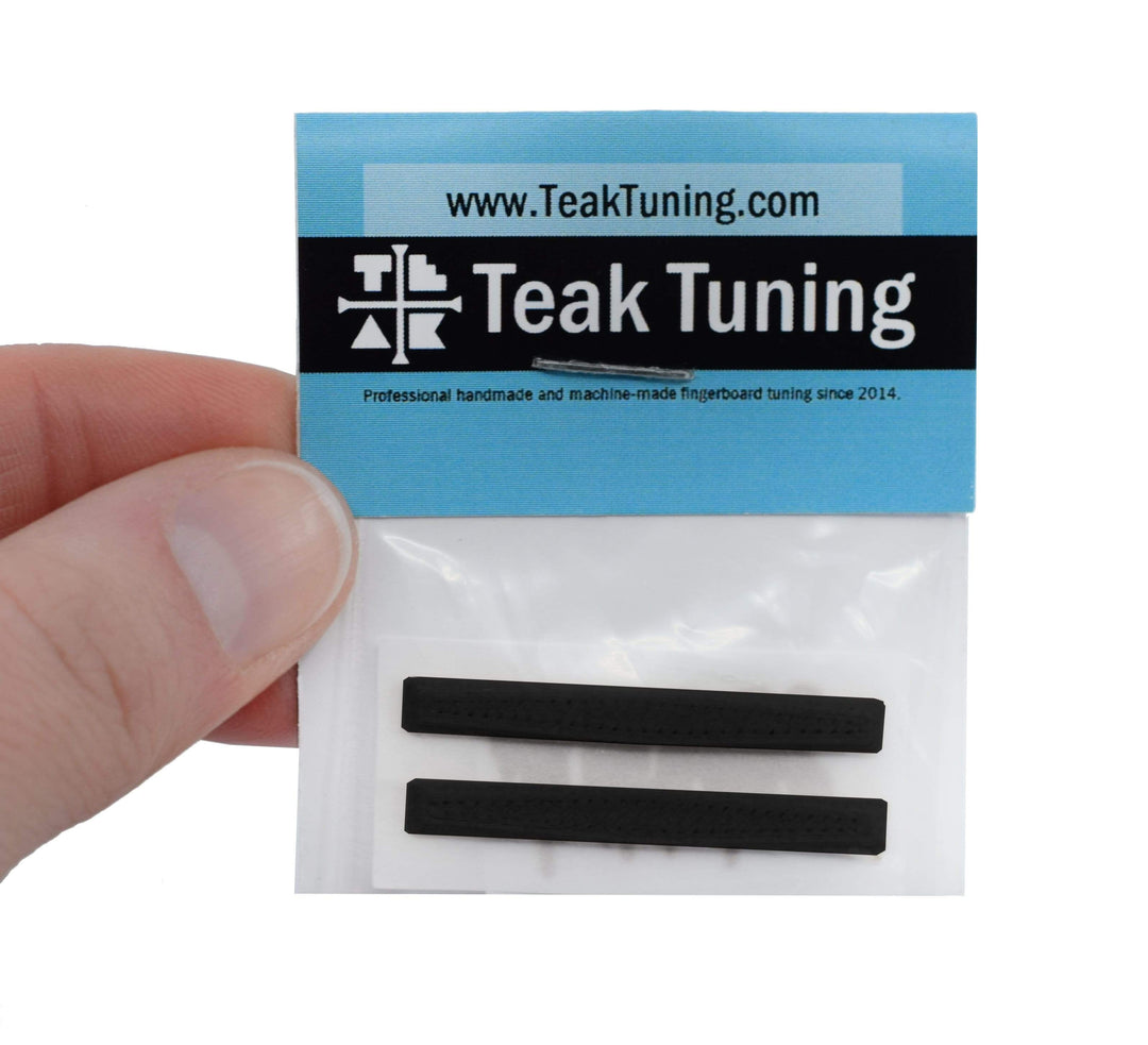 Teak Tuning Gem Edition Board Rails (Adhesive Backing) - Black Onyx