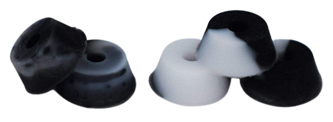 Teak Tuning Bubble Bushings Pro Duro Series - Multiple Durometers - Black and White Swirl 51A