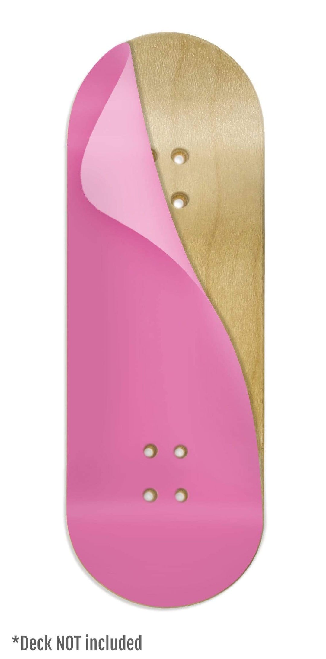 Teak Tuning "Primrose Pink Colorway" ColorBlock Fingerboard Deck Wrap - 35mm x 110mm