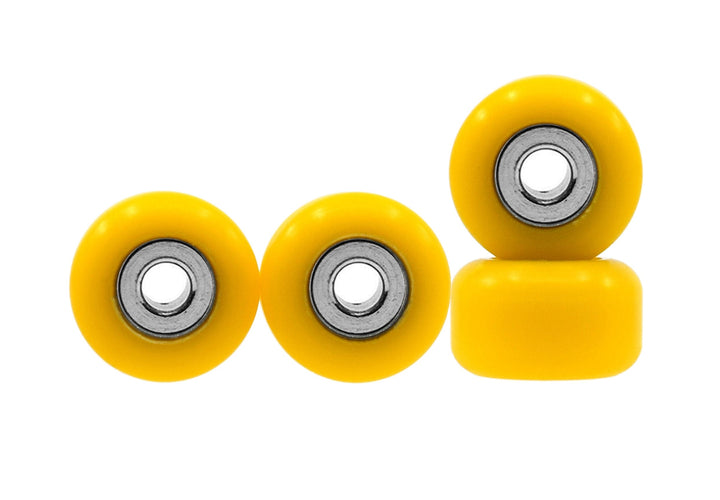 Teak Tuning Eco 85D CNC Poly Wheels - Street Shape - Yellow Colorway