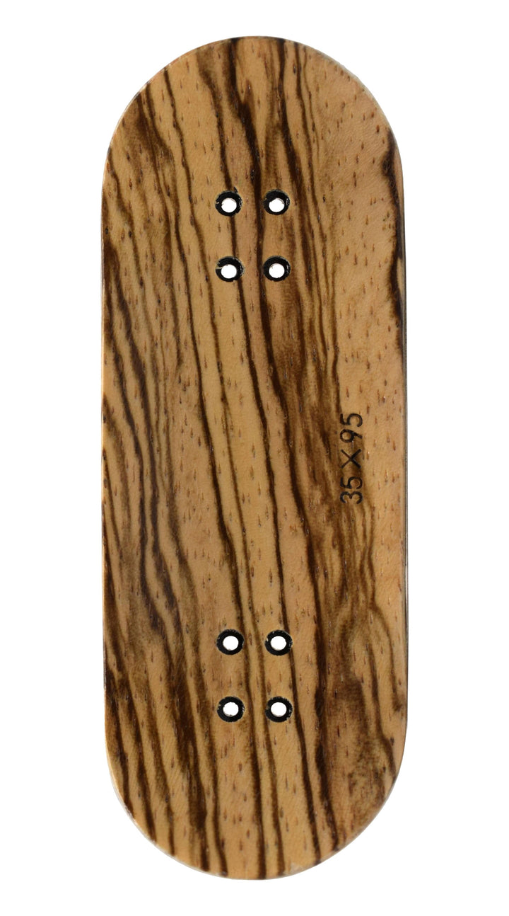 Teak Tuning PROlific Wooden 5 Ply Fingerboard Deck 35x95mm - The Classic - with Color Matching Mid Ply