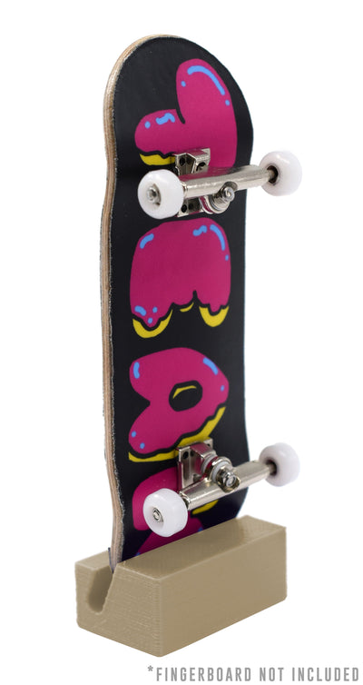Teak Tuning Fingerboard Display Stand - Rectangle Edition - Desert Sands Colorway