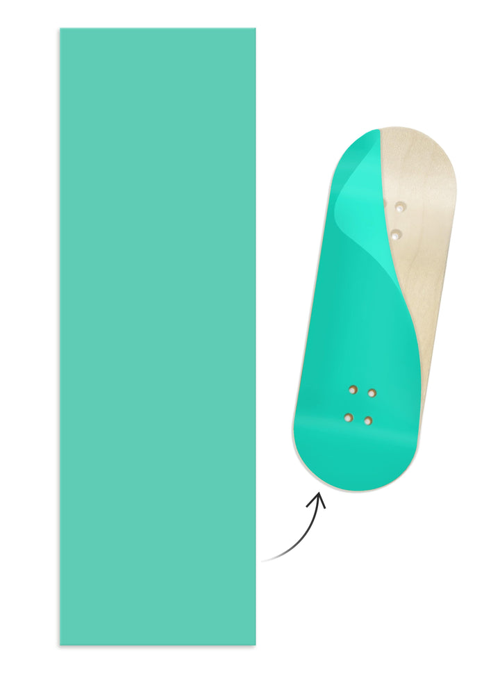 Teak Tuning "Wintergreen Colorway" ColorBlock Fingerboard Deck Wrap - 35mm x 110mm