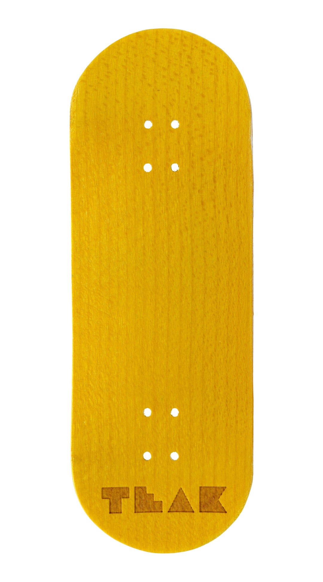Teak Tuning PROlific Wooden 5 Ply Fingerboard Deck 32x95mm - Banana Yellow - with Color Matching Mid Ply