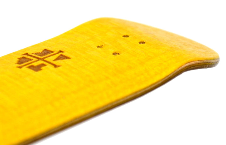Teak Tuning PROlific Wooden Fingerboard Deck, "Banana Yellow" - 32mm x 97mm
