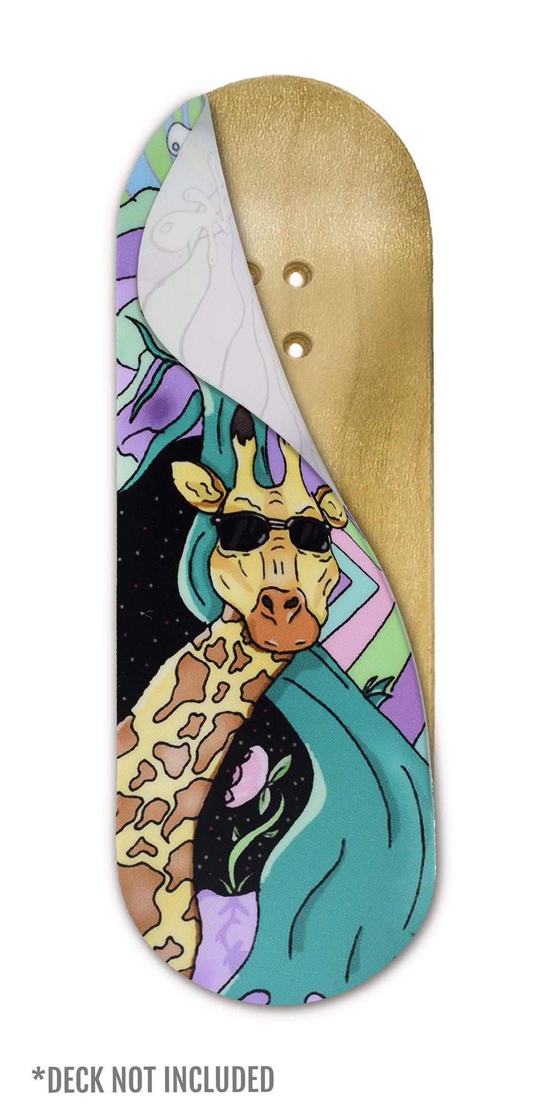 Teak Tuning "Graffiti Giraffe" Deck Graphic Wrap - 35mm x 110mm