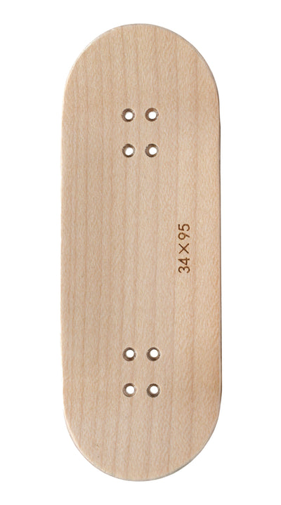Teak Tuning PROlific Wooden 5 Ply Fingerboard Deck 34x95mm - The Classic - with Color Matching Mid Ply