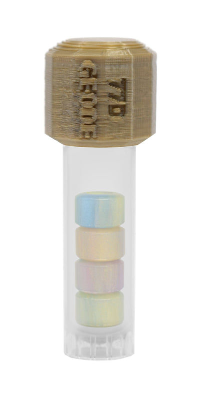 Teak Tuning Apex New Street, Geode Series Wheels - 77D Urethane - Abec-9 Bearings - "Mystic Topaz"