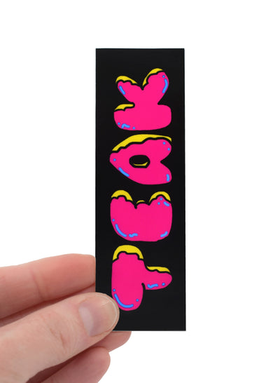 Teak Tuning "Donut Teak Logo" Deck Graphic Wrap - 35mm x 110mm