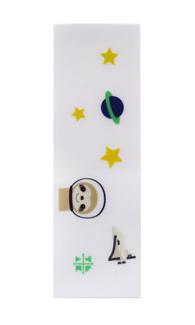 Teak Tuning "Sloth in Space" Deck Graphic Wrap (Transparent Background) - 35mm x 110mm