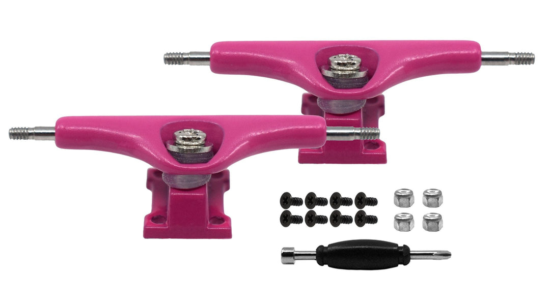 Teak Tuning Prodigy Swerve Trucks, 34mm - Pink Colorway