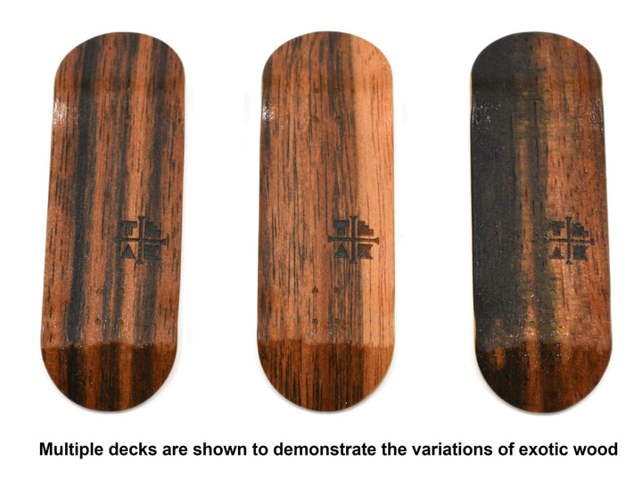 Teak Tuning PROlific Wooden Fingerboard Deck, "Two Tone" - 34mm x 97mm