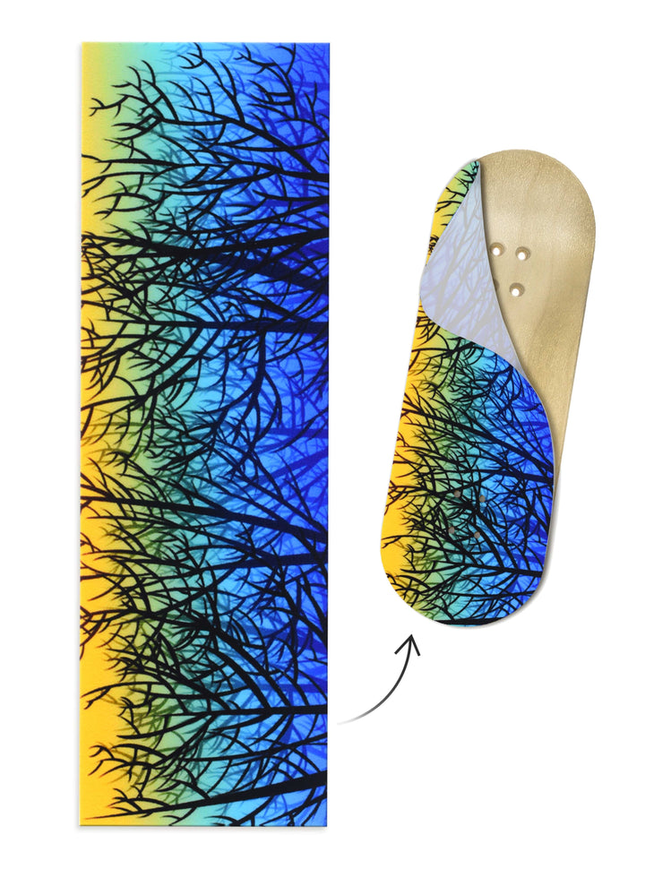 Teak Tuning "Silhouette Trees" Artist Collaboration Deck Graphic Wrap - 35mm x 110mm