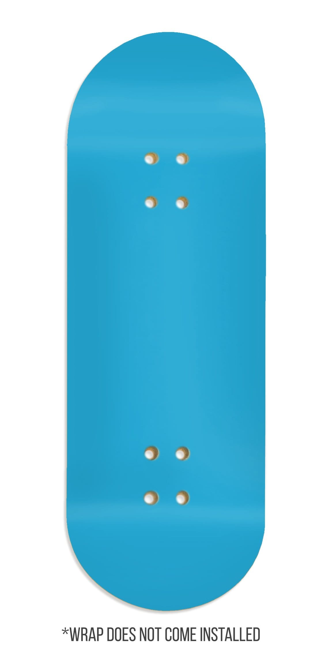 Teak Tuning Teak Swap Fingerboard Deck & ColorBlock Wrap - "Blue Harbor" - 32mm x 97mm