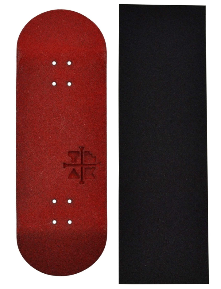 Teak Tuning Polymer Composite Fingerboard Deck, "Sacred Fire" - 33.3mm x 97mm