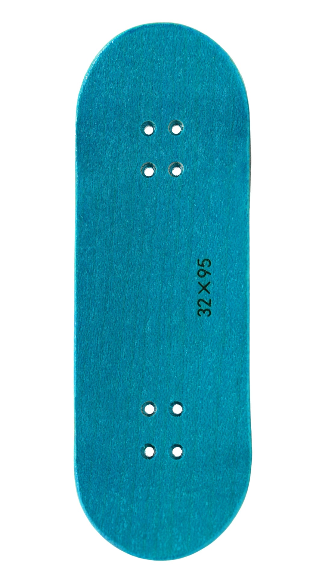 Teak Tuning PROlific Wooden 5 Ply Fingerboard Deck 32x95mm - Teak Teal - with Color Matching Mid Ply