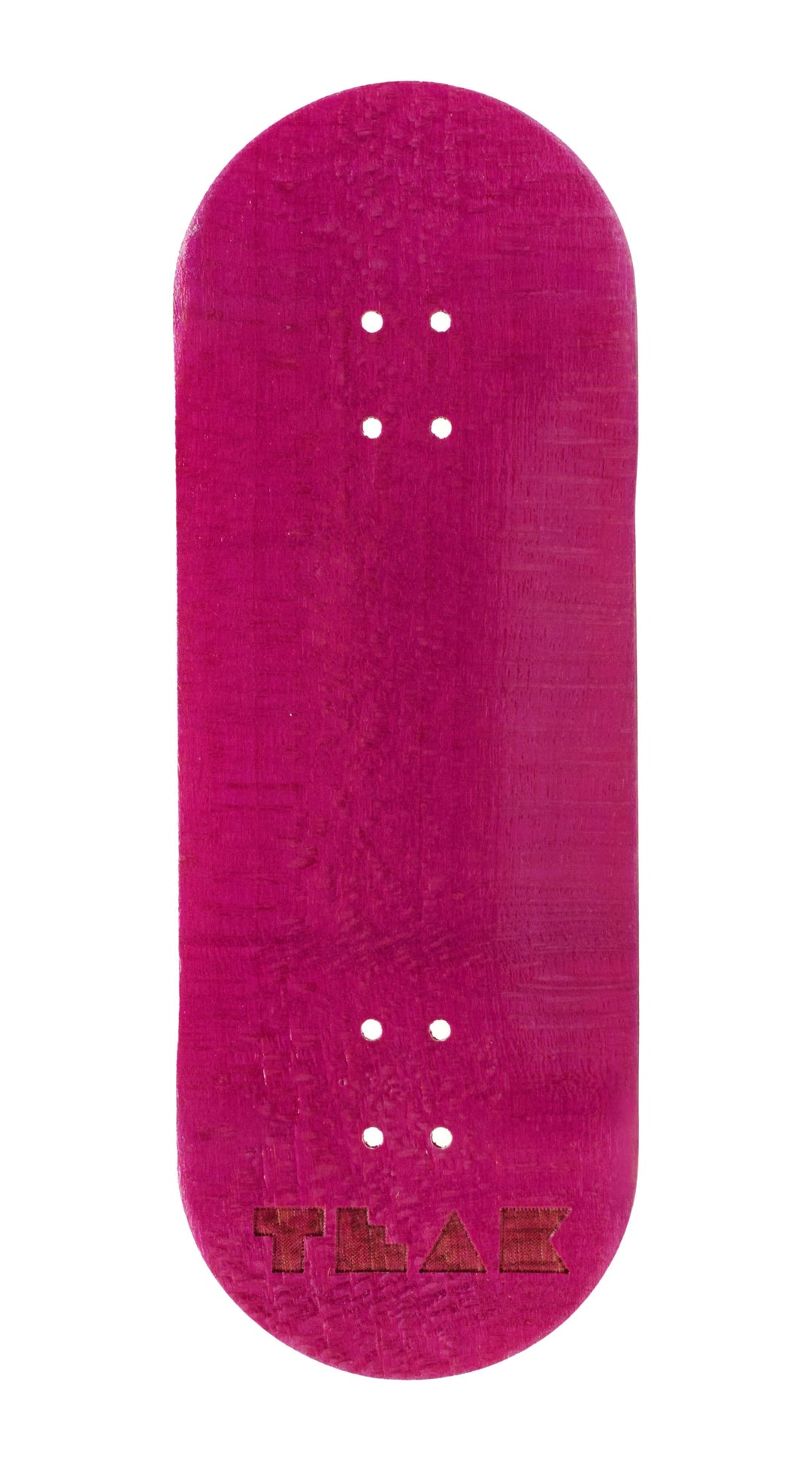 Teak Tuning PROlific Wooden 5 Ply Fingerboard Deck 34x95mm - Pink Flamingo - with Color Matching Mid Ply