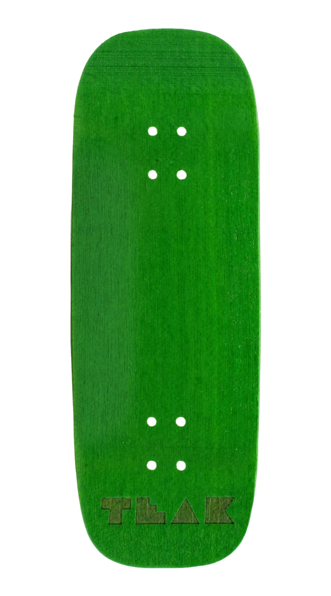 Teak Tuning PROlific Wooden 5 Ply Fingerboard Boxy Deck 32x96mm - Ghillie Green - with Color Matching Mid Ply