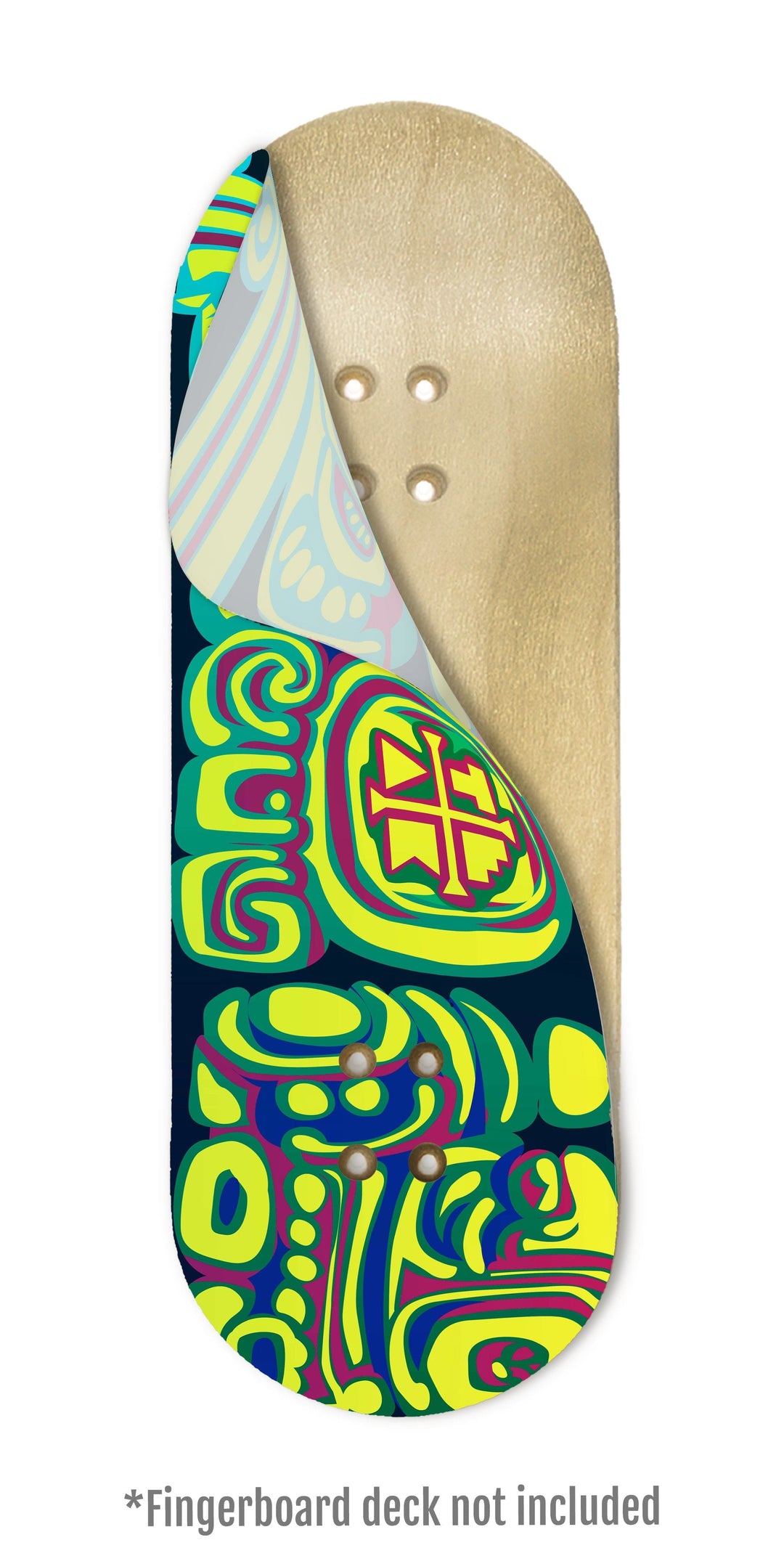 Teak Tuning "Xbalanque" Artist Collaboration Deck Graphic Wrap - 35mm x 110mm