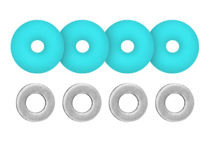 Teak Tuning O-Ring Bushings Pro Duro Series - Multiple Durometers - Teal 71A