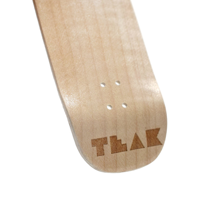 Teak Tuning PROlific Wooden 5 Ply Fingerboard Boxy Deck 32x96mm - The Classic