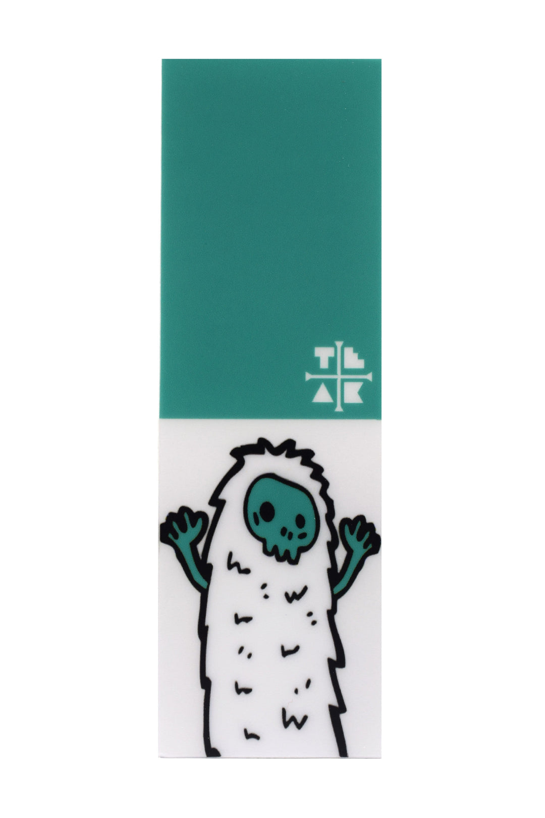 Teak Tuning "Teal Yeti" Deck Graphic Wrap (Transparent Background) - 35mm x 110mm