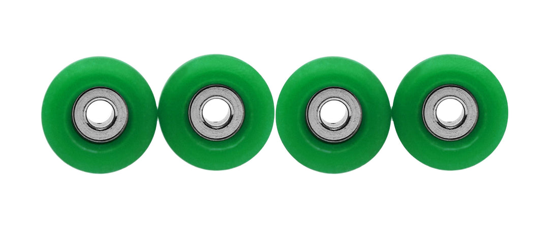 Teak Tuning Eco 85D CNC Poly Wheels - Street Shape - Green Colorway