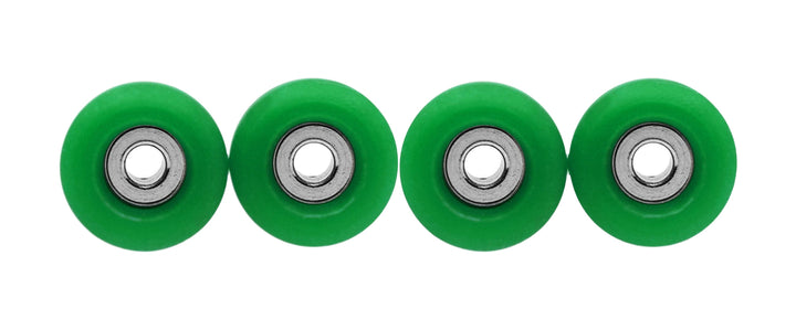 Teak Tuning Eco 85D CNC Poly Wheels - Street Shape - Green Colorway