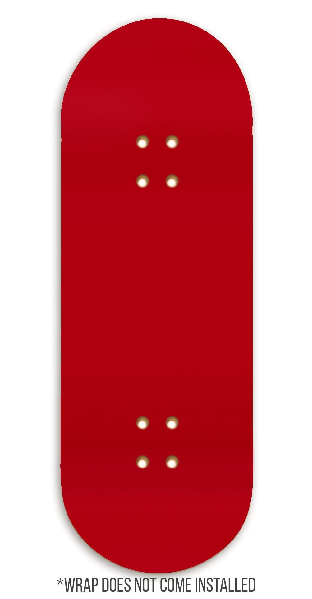 Teak Tuning Teak Swap Fingerboard Deck & ColorBlock Wrap - "Scarlet Red" - 32mm x 97mm