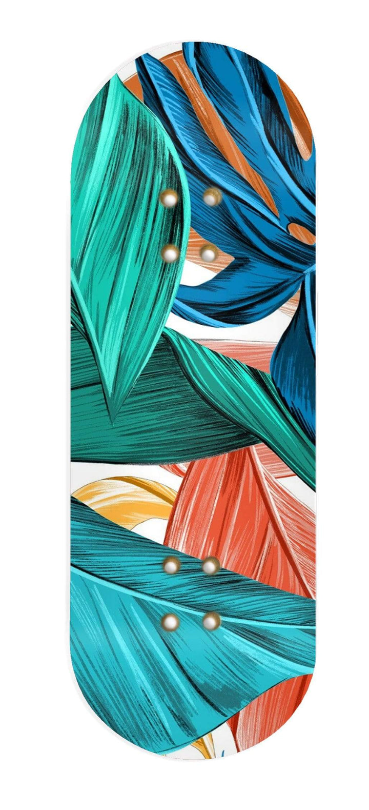 Teak Tuning Limited Edition "Colored Leaves" Deck Graphic Wrap - 35mm x 110mm