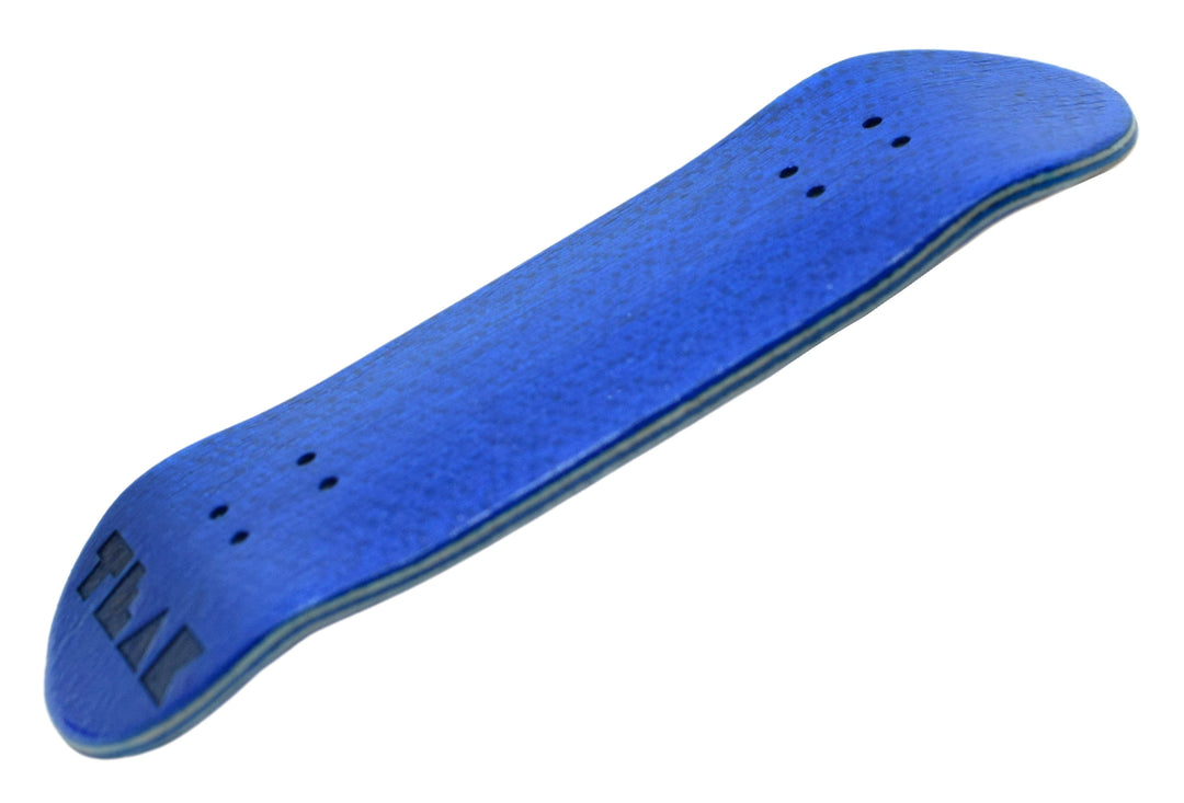 Teak Tuning PROlific Wooden 5 Ply Fingerboard Deck 34x95mm - Blizzard Blue - with Color Matching Mid Ply