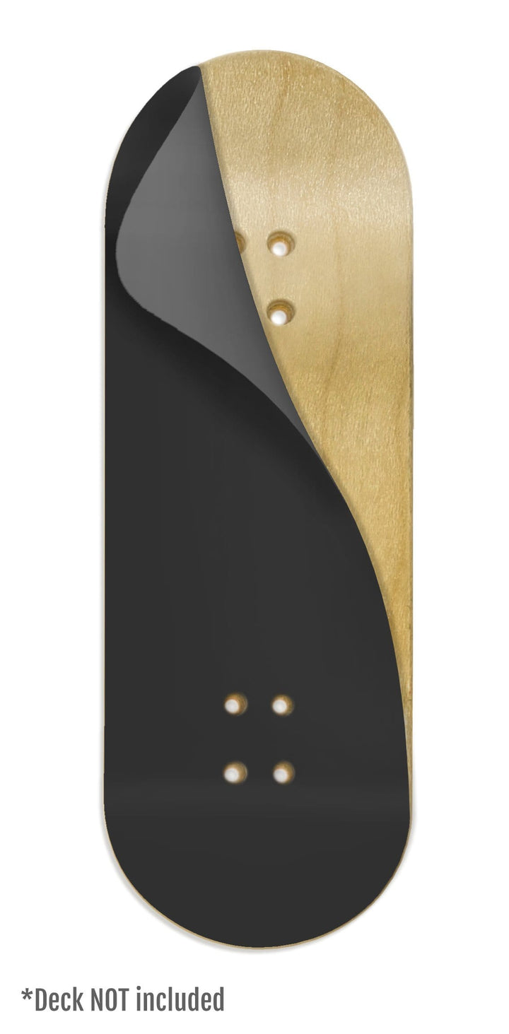 Teak Tuning "Black Onyx Colorway" ColorBlock Fingerboard Deck Wrap - 35mm x 110mm