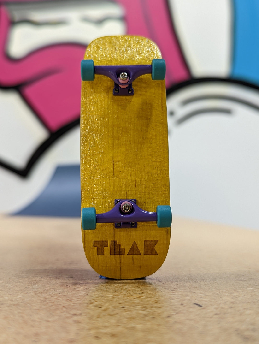 Teak Tuning 33.5mm Boxy Deck Complete + Apex Wheels + Prodigy Swerve Trucks  - "Yak Attack"