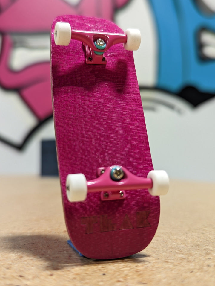 Teak Tuning 33.5mm Boxy Deck Complete + Apex Wheels + Prodigy Swerve Trucks  - "Cowabunga"