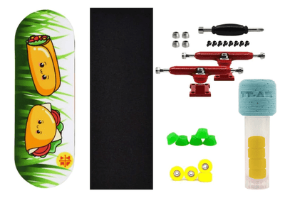 Teak Tuning 32mm Heat Transfer Graphic Complete + 71D Apex Wheels - "Happy Tacos"