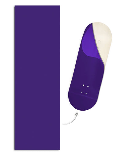 Teak Tuning "Purple Plum Colorway" ColorBlock Fingerboard Deck Wrap - 35mm x 110mm