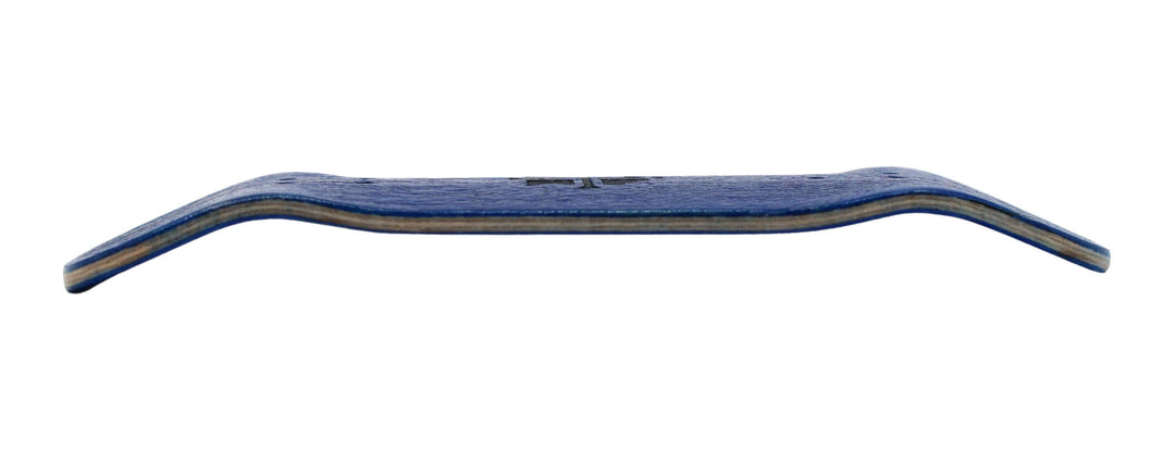 Teak Tuning Carlsbad Cruiser Wooden Fingerboard Deck, "Blue Yeti" - 34mm x 100mm