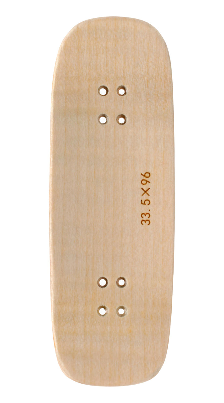 Teak Tuning PROlific Wooden 5 Ply Fingerboard Boxy Deck 32x96mm - The Classic
