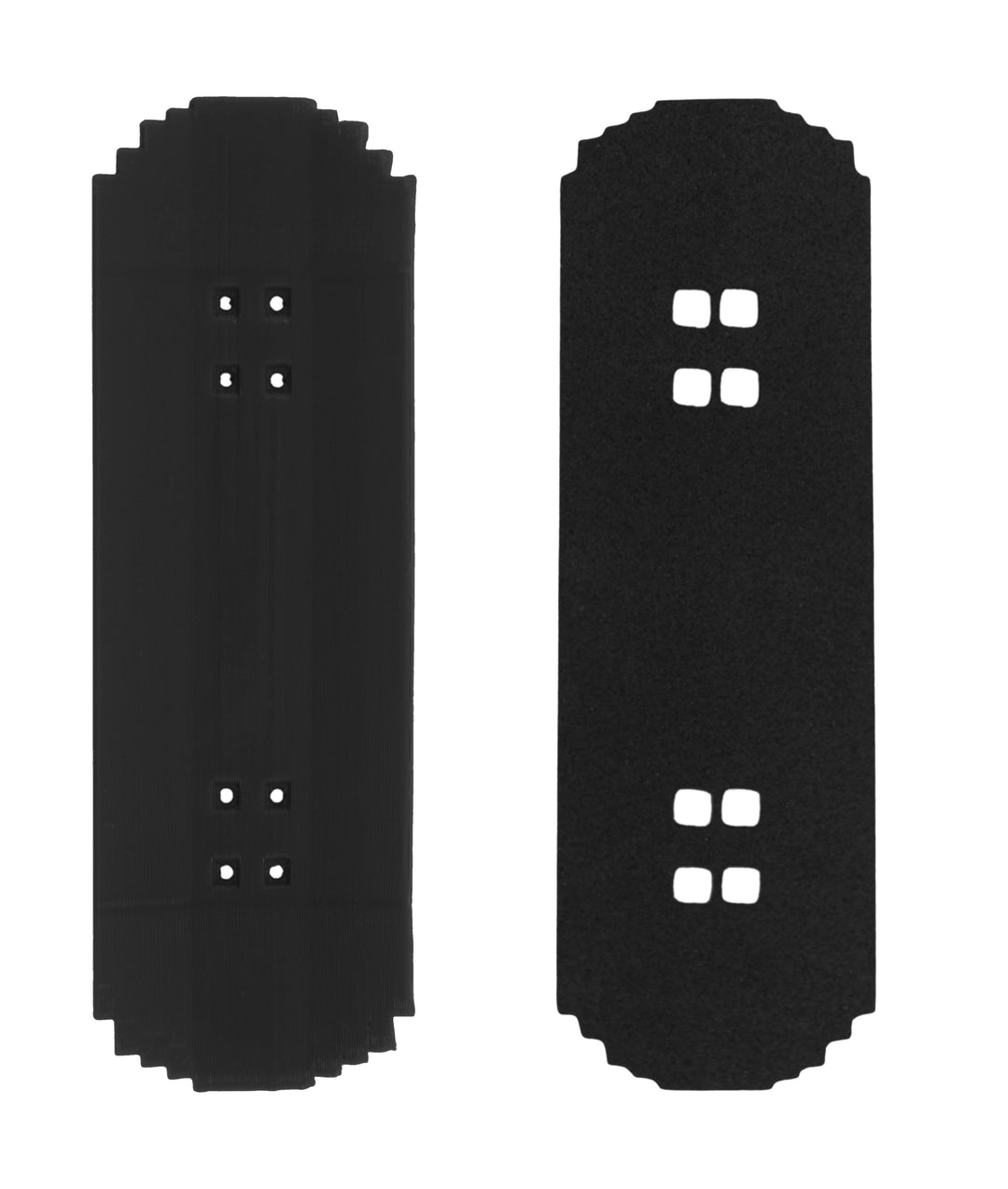 Teak Tuning Fingerboard Pixelated Poly Deck, "Battle Pass Black" - 32mm x 100mm